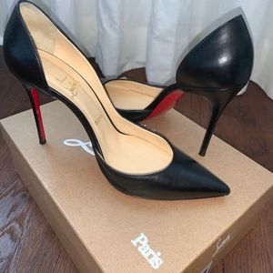Christian Louboutin Iriza 100 Black Pumps